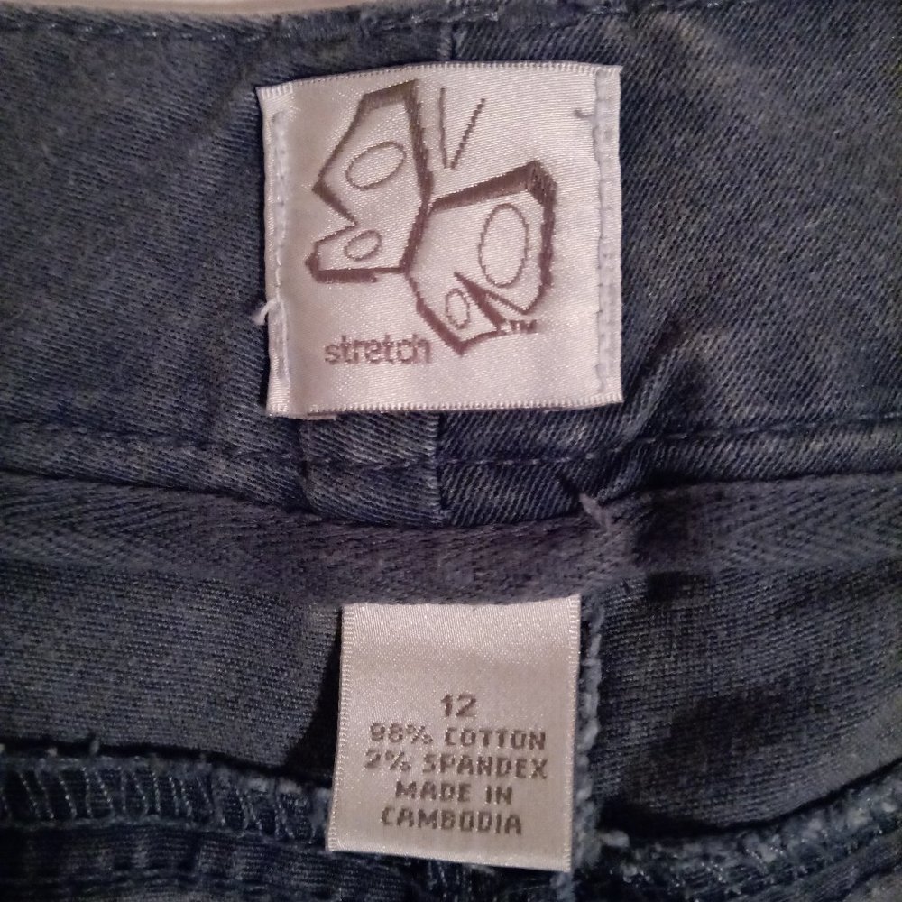 Fashion Bug stretch gray capris sz 12 - Picture 10 of 11